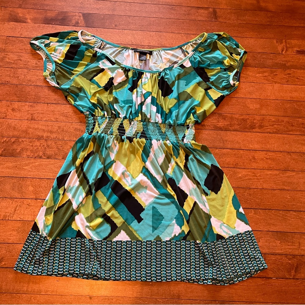 Colorful short to long sleeve dress tops  size 2X bundle - Picture 4 of 5